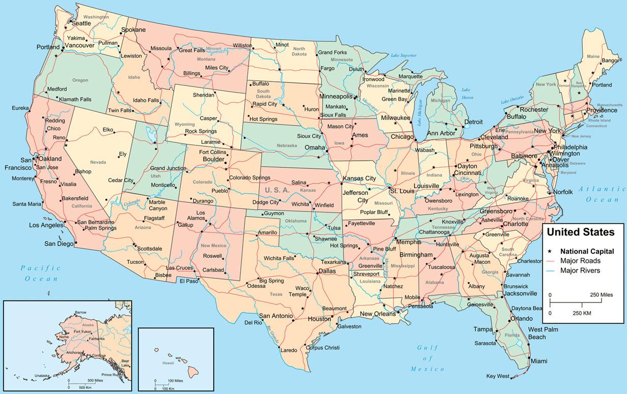 U.S Cities Map