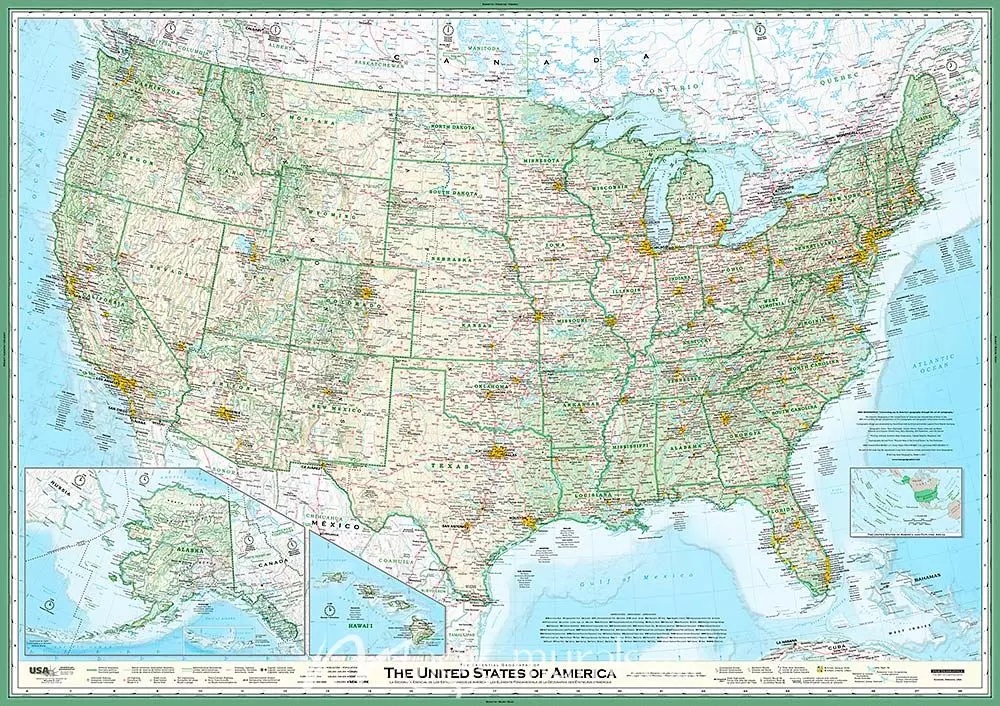 U.S Geography Essential Map