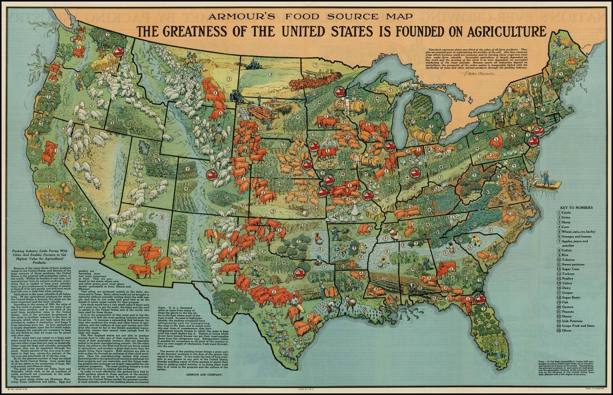 Agriculture Map USA