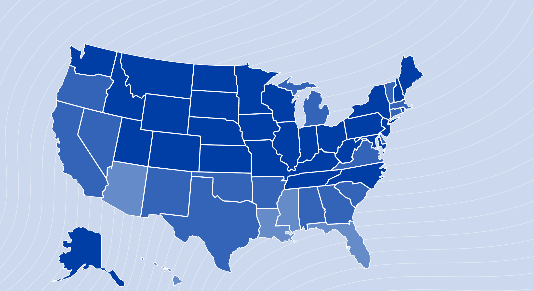 Blank U.S Radon Map
