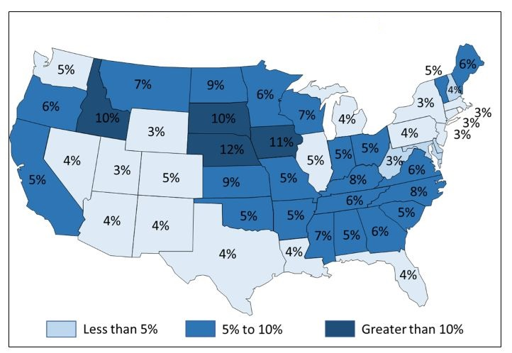 U.S Agriculture Map