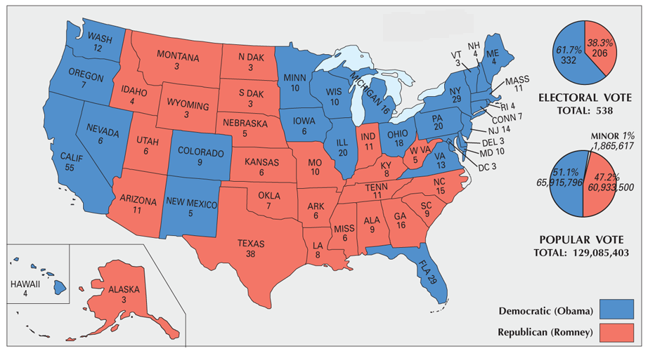 U.S Election Electoral map