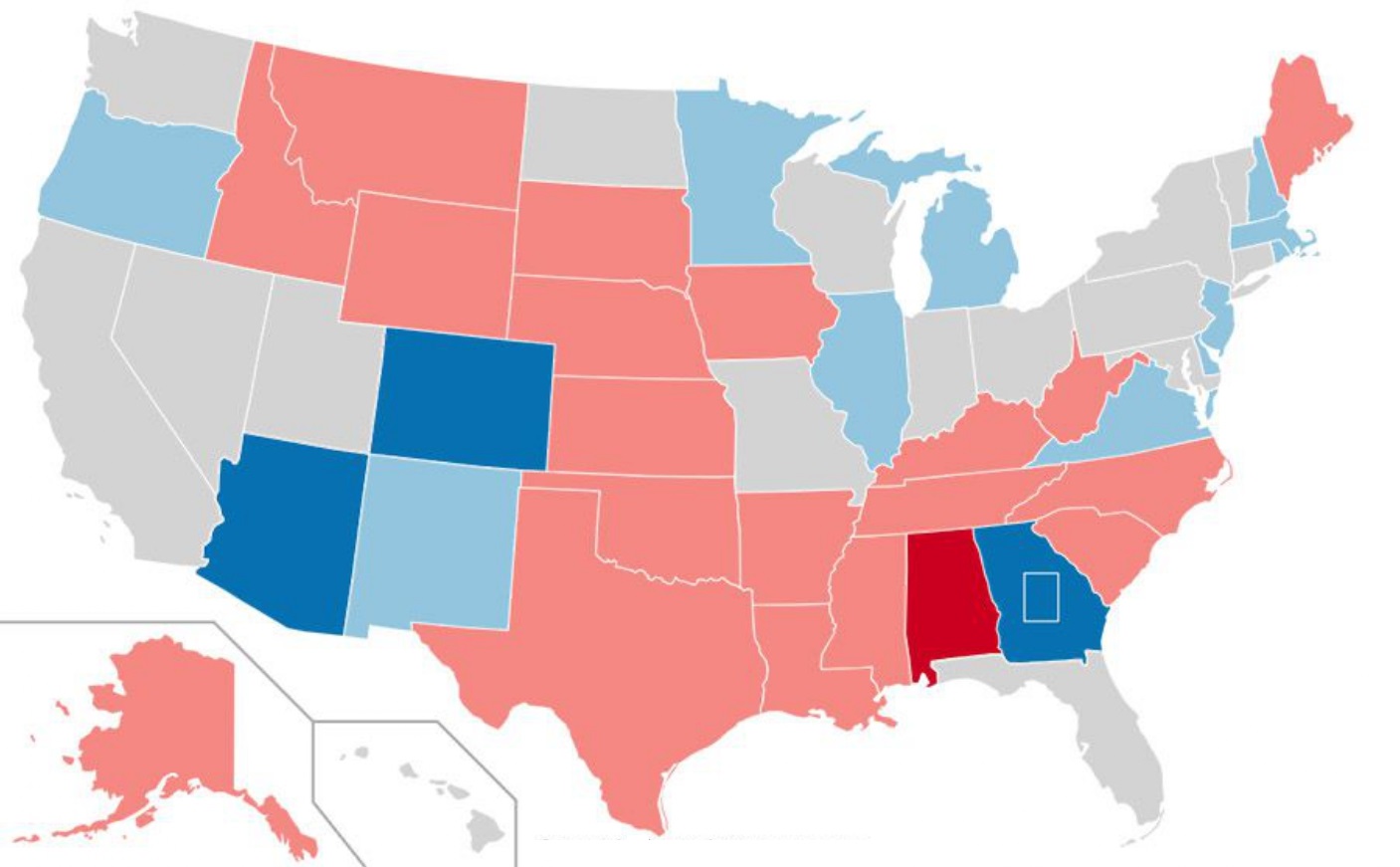 America Senate Map