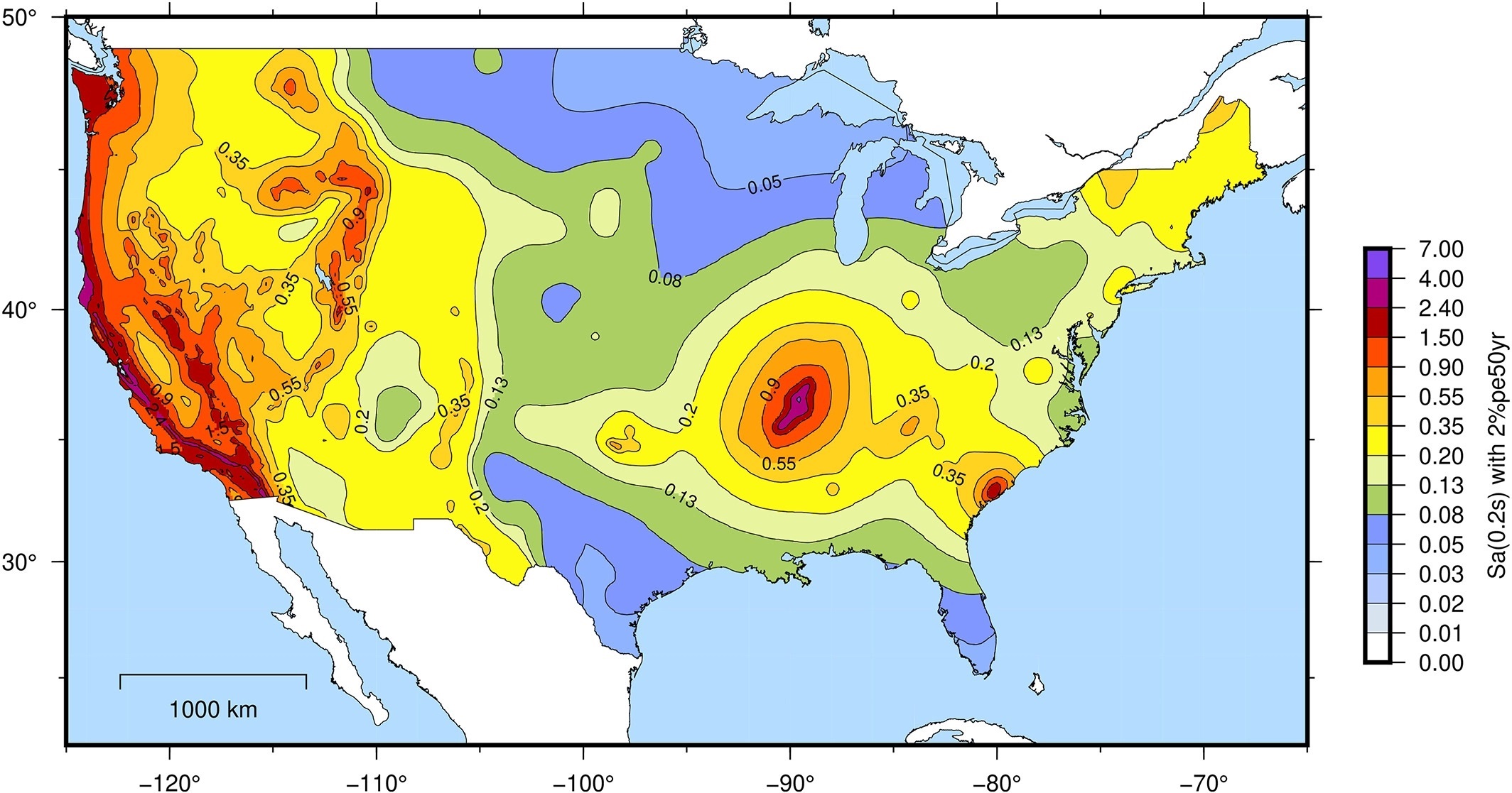 Earthquake Map US