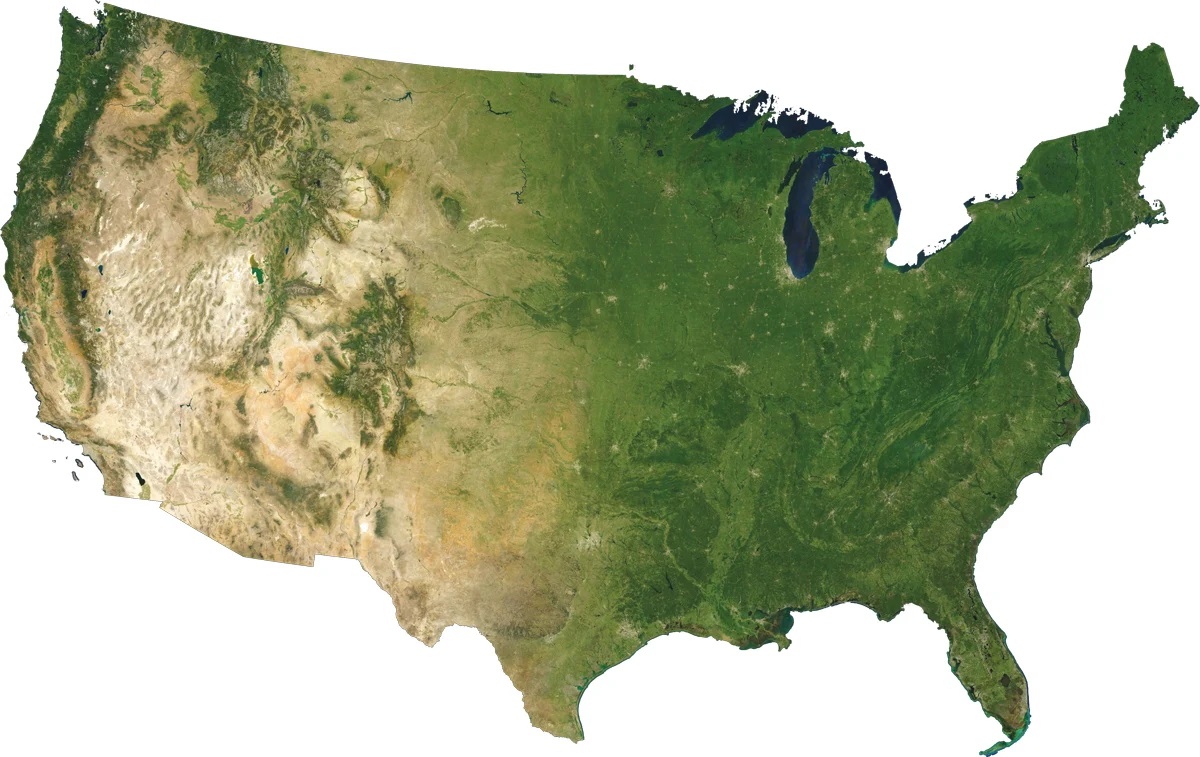 U.S Geographical Map