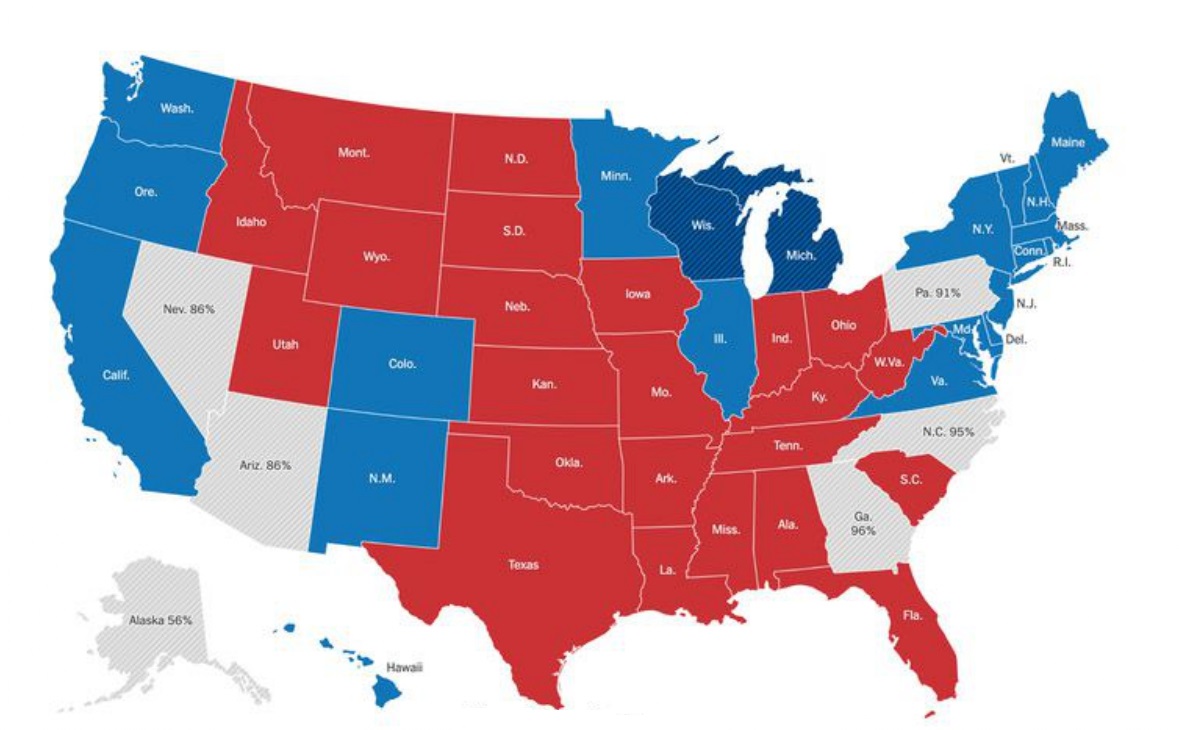 Voting Map USA