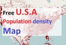 U.S Population density Map