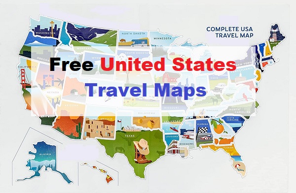 Printable US Travel Map