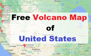 Free volcano map of united states