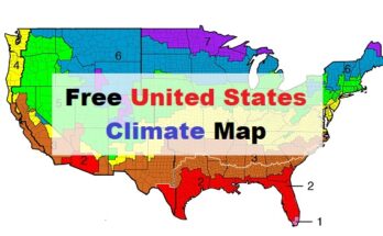 Free United states Climate Map