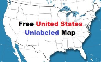 Free United states Unlabeled Map